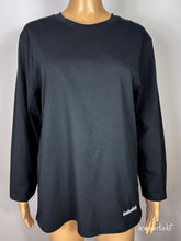 Lade das Bild in den Galerie-Viewer, inselverliebt Basic Langarm Shirt in schwarz