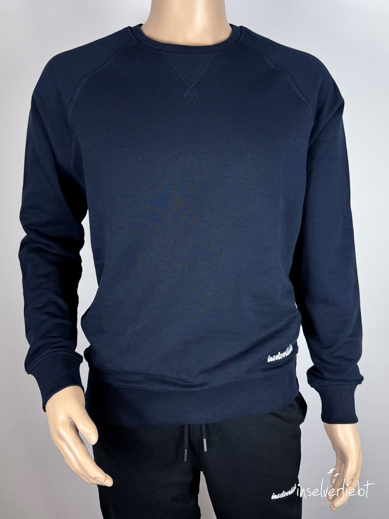 inselverliebt Herren Raglan Sweater - dunkelblau