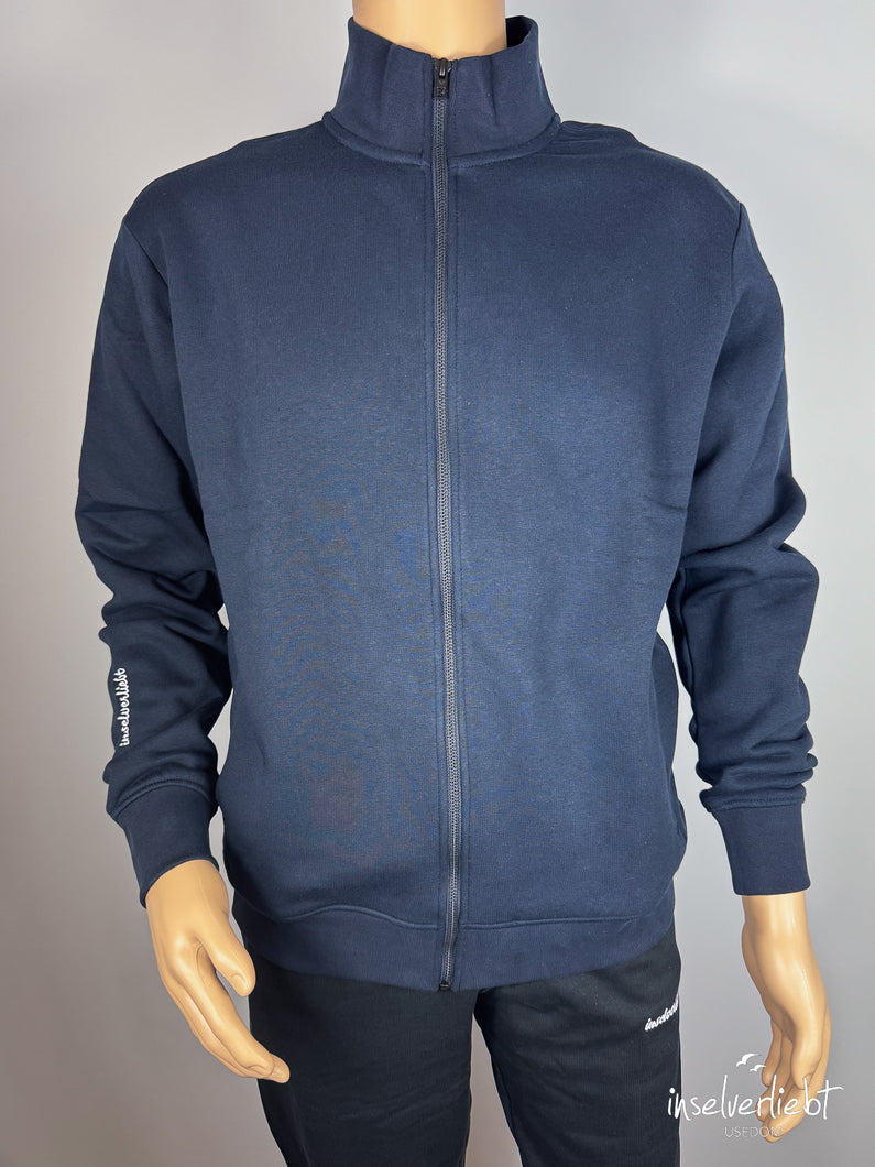 inselverliebt Herren Sweatjacke - dunkelblau