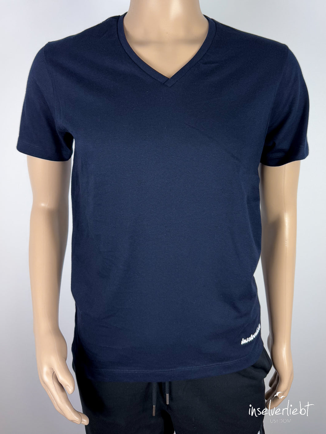 inselverliebt Herren V-Shirt - navy