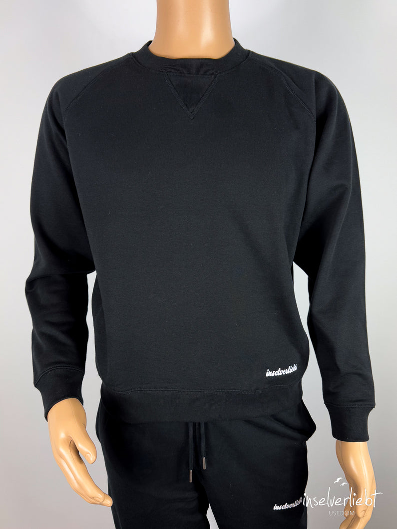 inselverliebt Raglan Sweater - schwarz