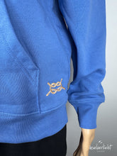 Lade das Bild in den Galerie-Viewer, inselverliebt Hoodie &quot;Seil&quot; in blau