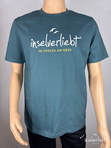 inselverliebt Shirt "Im Herzen am Meer" - petrol