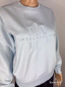 inselverliebt Sweater in eisblau