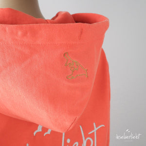 inselverliebt Hoodie - lachs