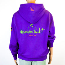 Lade das Bild in den Galerie-Viewer, inselverliebt Neon Hoodie - lila