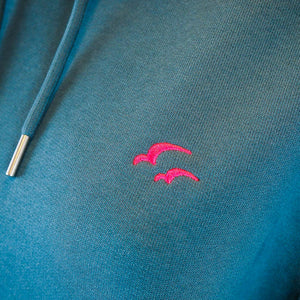 inselverliebt Neon Hoodie - petrol