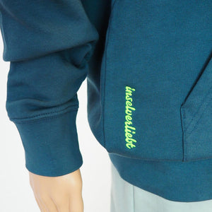 inselverliebt Neon Hoodie - petrol