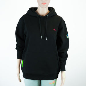 inselverliebt Neon Hoodie - schwarz