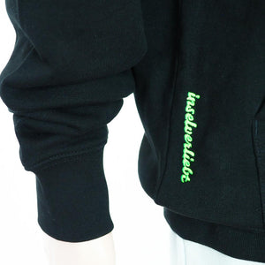 inselverliebt Neon Hoodie - schwarz