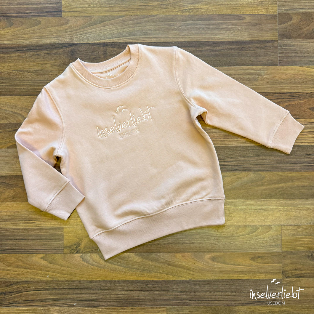 inselverliebt Kinder Sweater - pfirsich